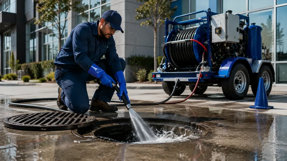 Commercial Hydro Jet Drain Cleaning in Saint Helena