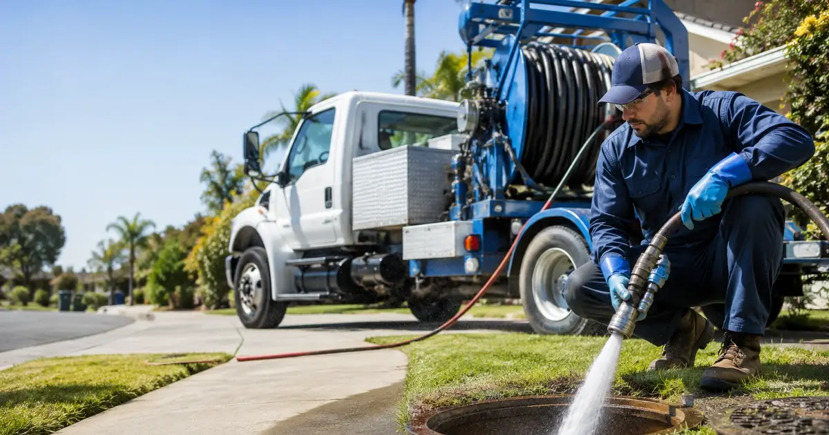 Hydro jet sewer cleaning Saint Helena