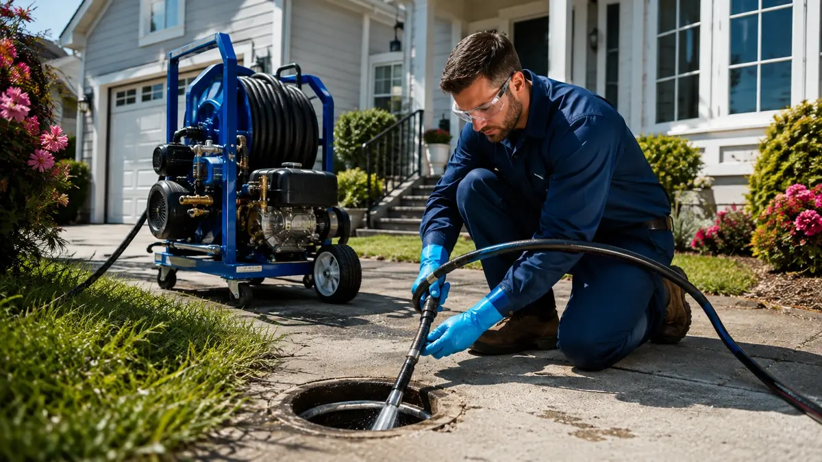 Residential Hydro Jet Drain Cleaning in Saint Helena